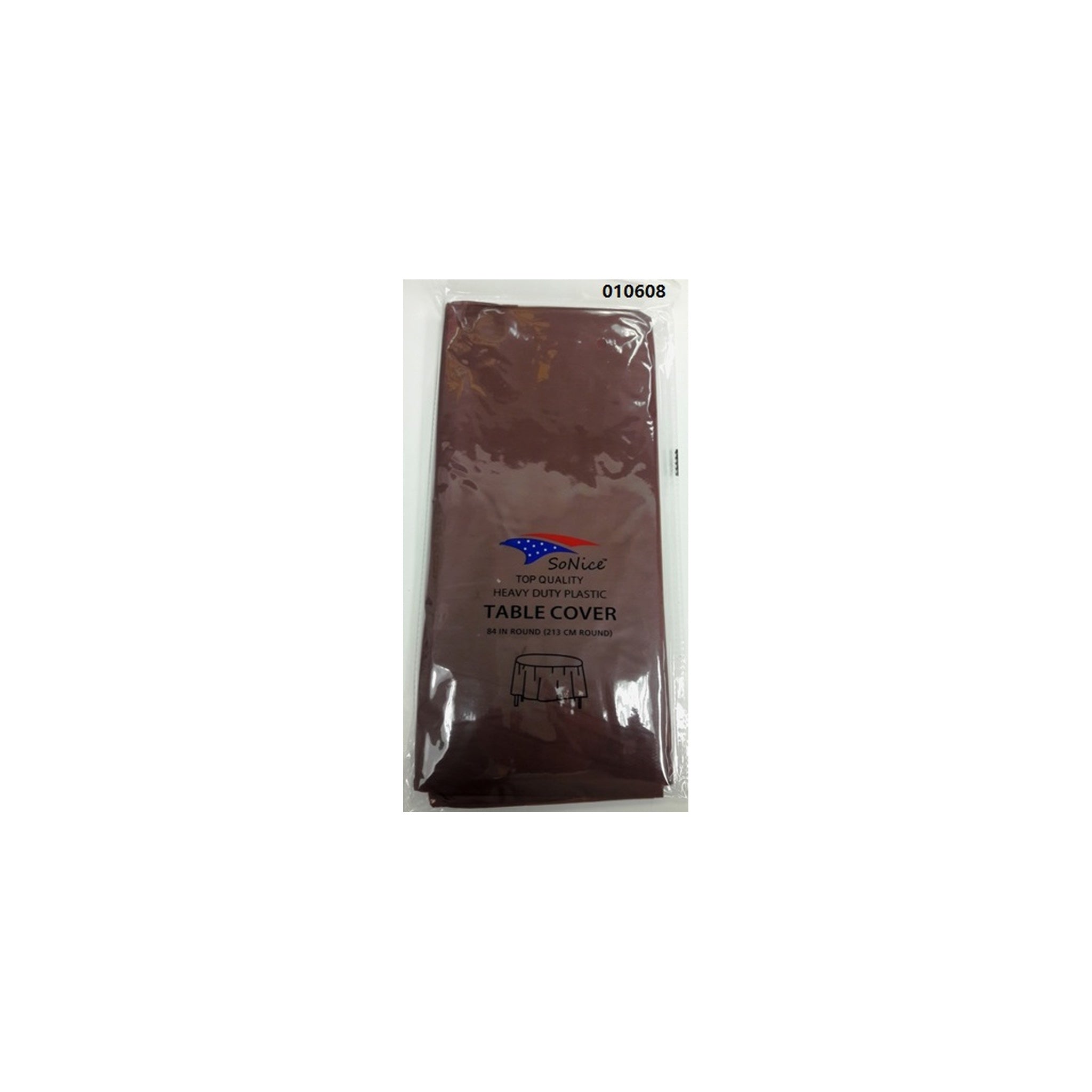 Round Tablecover Brown